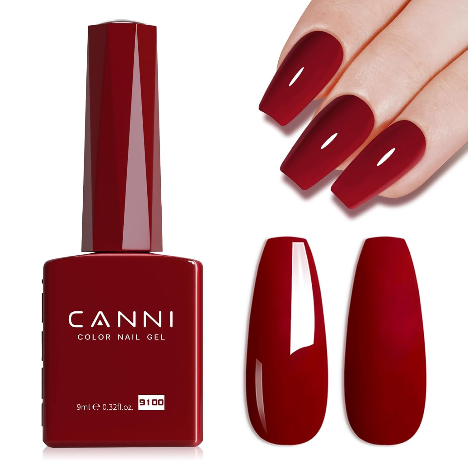 Red Nails for Every Plan: 16 Sets Sorted by the Occasion in 2026 11 Deep red magnetic base for cat eye nails