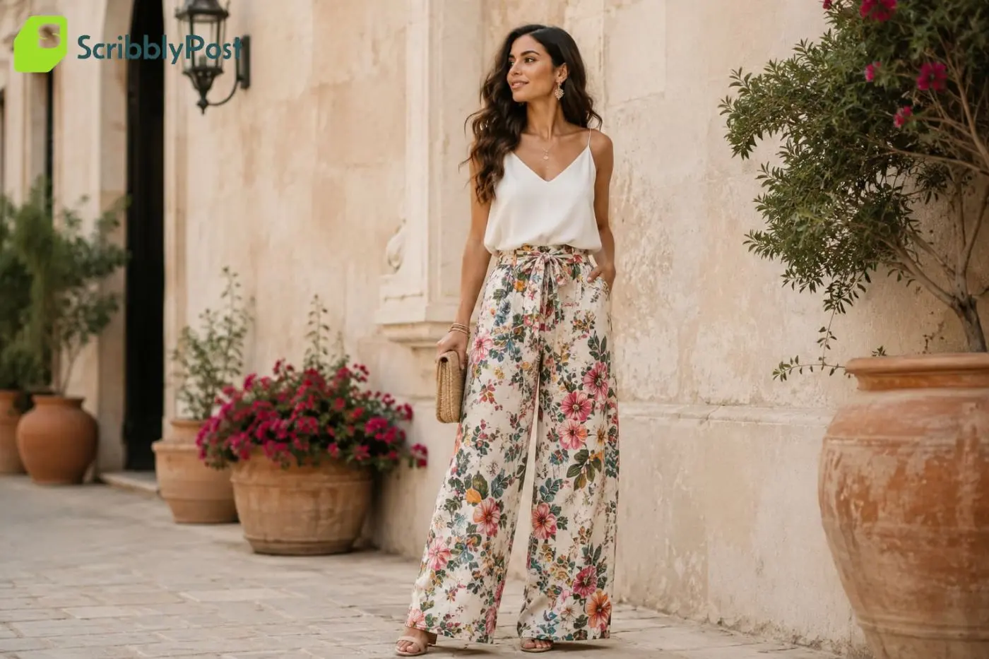 Home 6 Best Floral and Printed Pants Styles