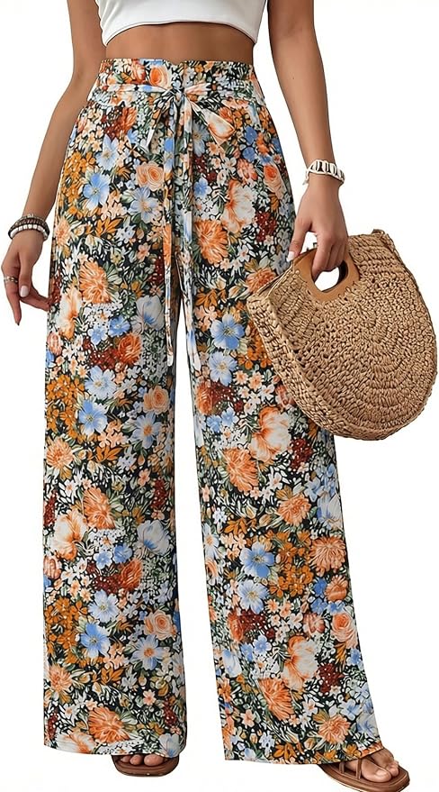 Women multicolor printed trousers for statement outfit