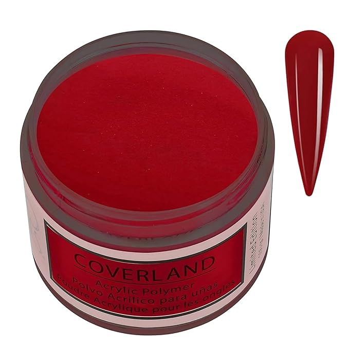 Red Nails for Every Plan: 16 Sets Sorted by the Occasion in 2026 58 Red acrylic color powder for stiletto nails