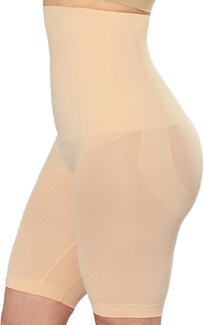 Seamless bridal shapewear for slip wedding gown