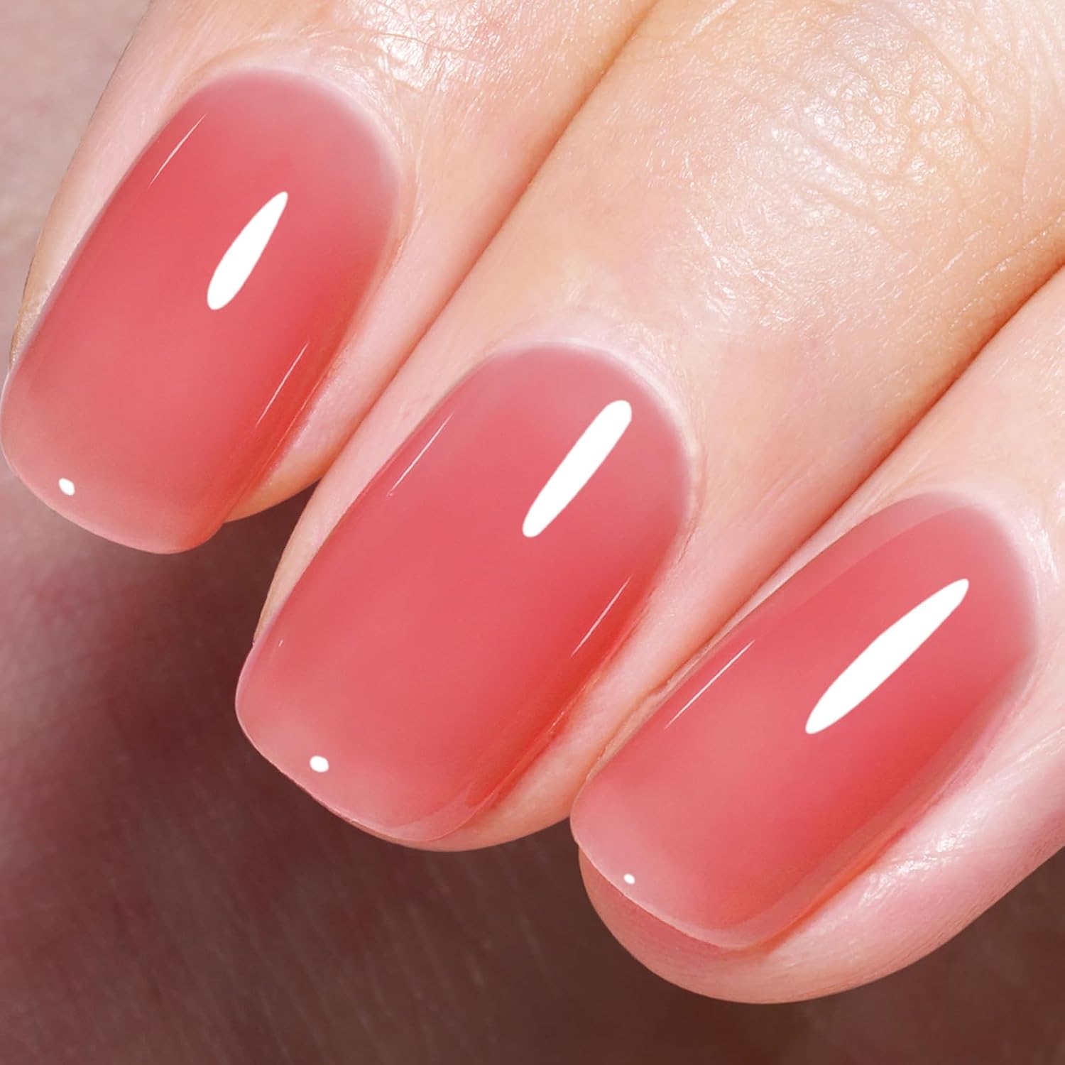 Red Nails for Every Plan: 16 Sets Sorted by the Occasion in 2026 62 Strawberry sheer gel tint for glaze red nails
