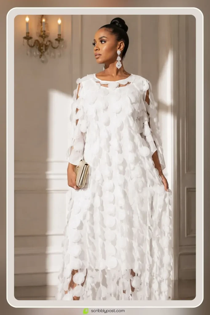 White Summer Dresses Worth Buying: 16 Styles for the LWD Era of 2026 61 White formal gown for evening event with elegant detail