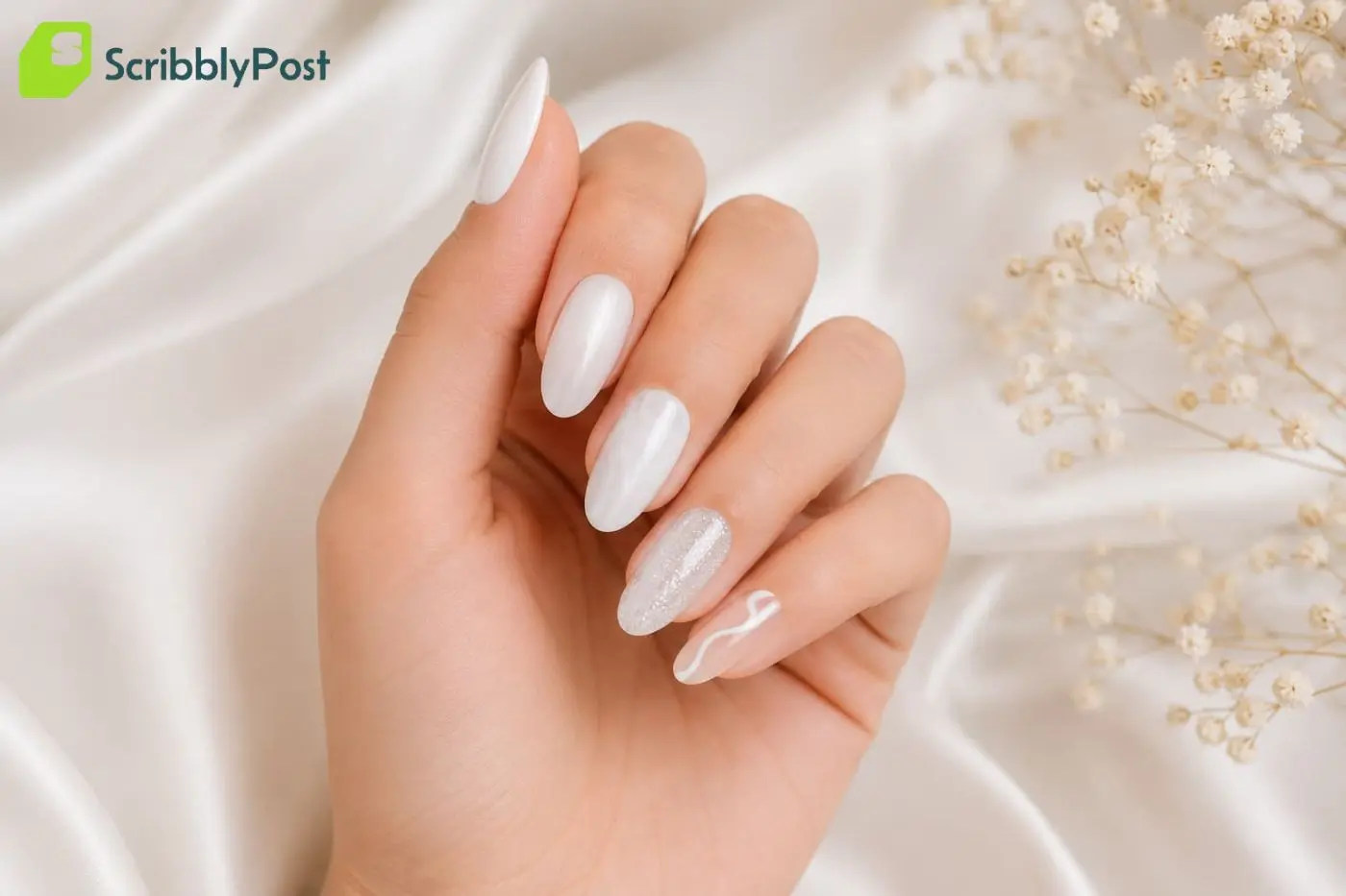 white nails