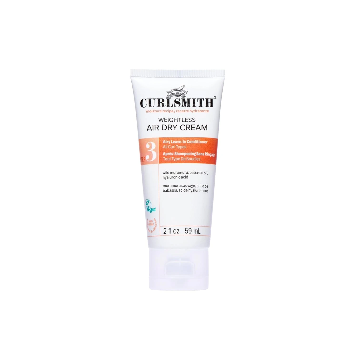 Air dry wave cream for long wolf cut