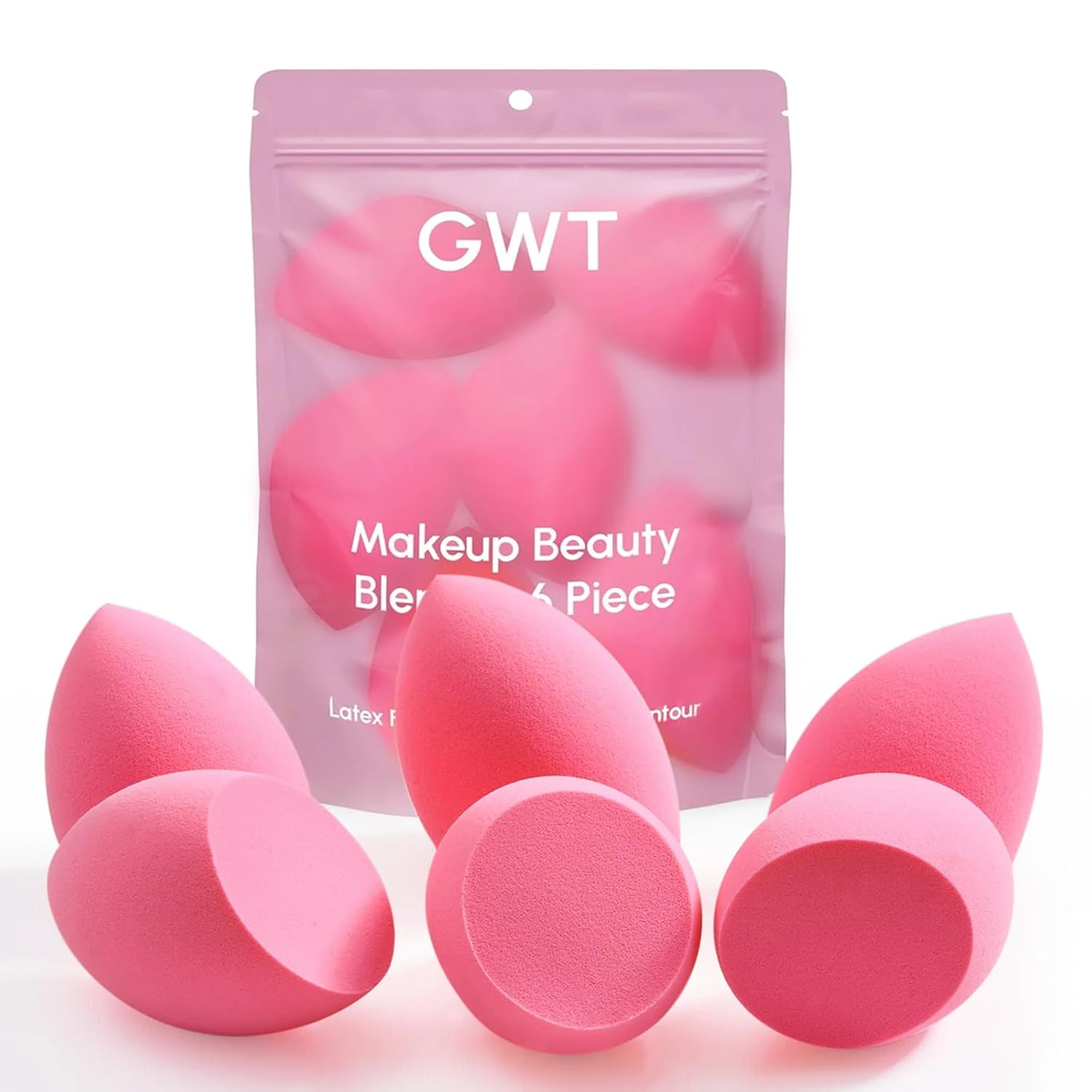 Angled blending sponge set for ombre chrome nails