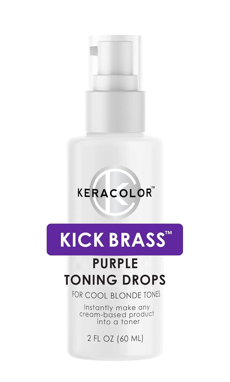 Anti brass toning drops for ash blonde hair