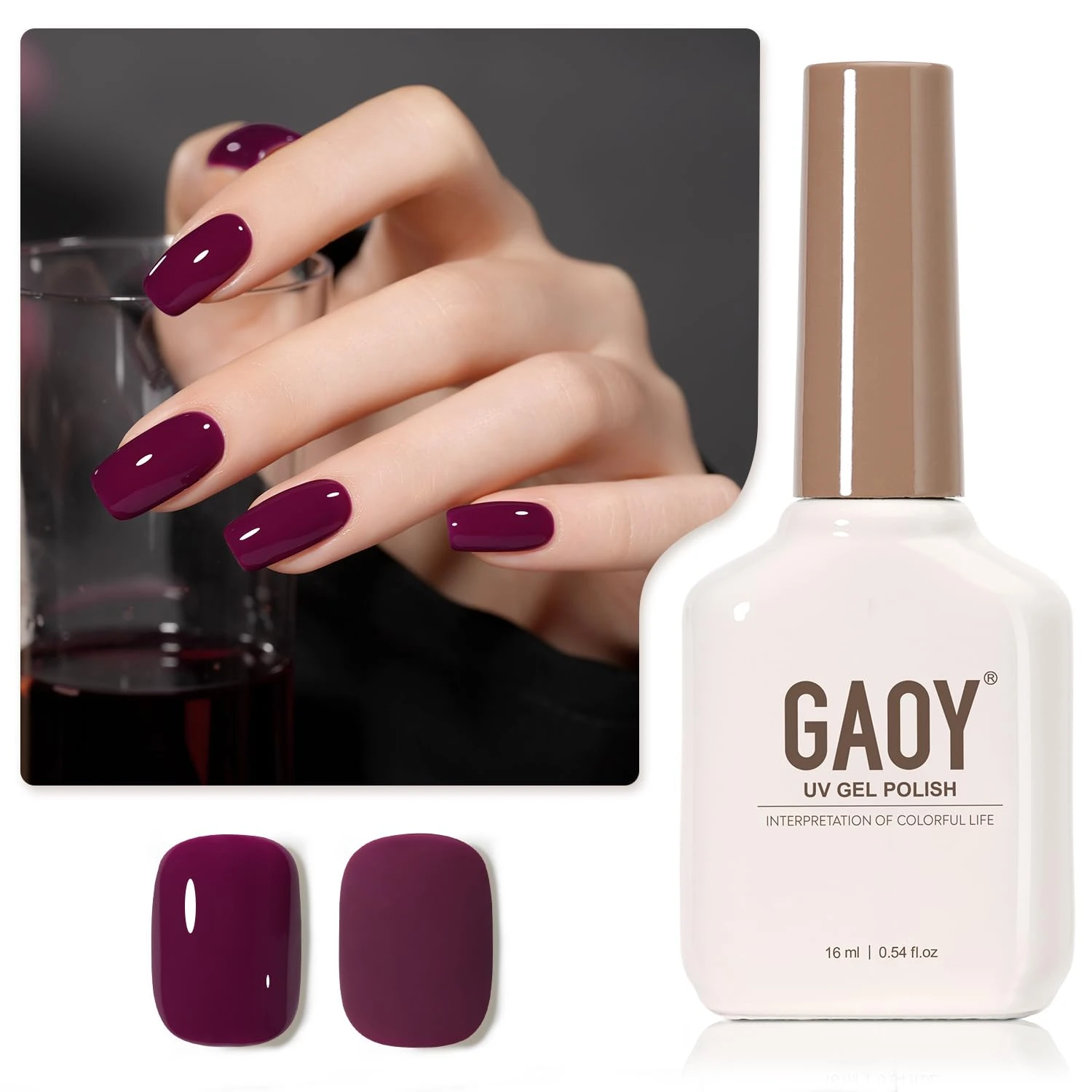 Berry jelly gel polish for jelly aura nails core