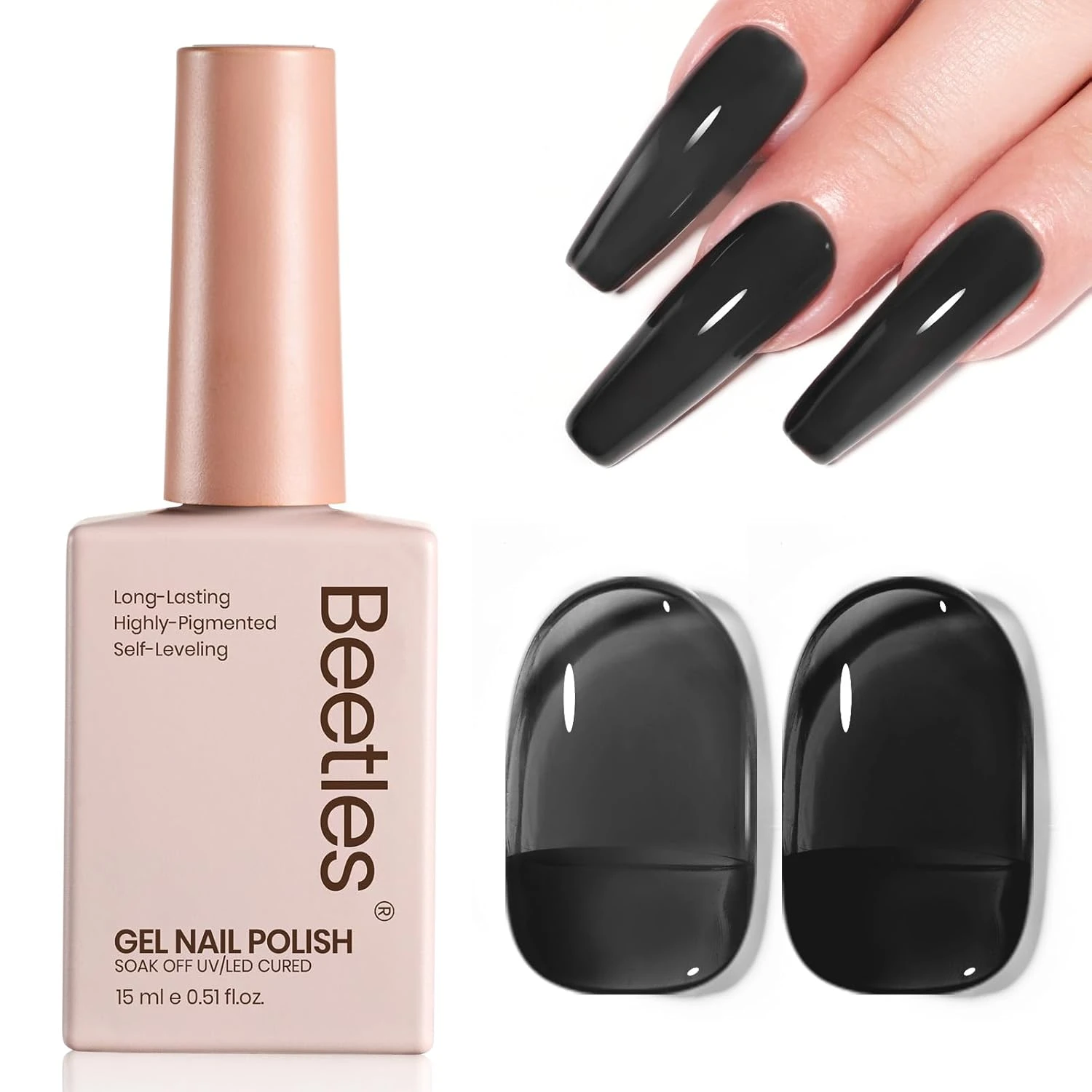 Black tint jelly gel for black jelly nails