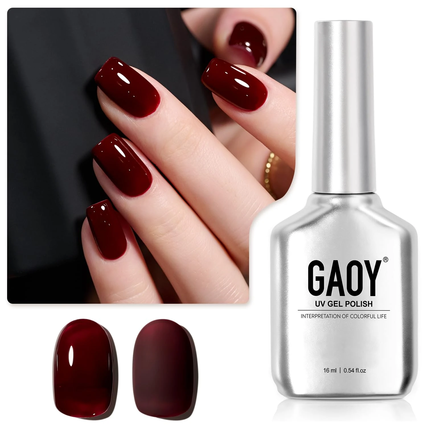 Red Nails for Every Plan: 16 Sets Sorted by the Occasion in 2026 34 Brick red gel polish for deep office red nails