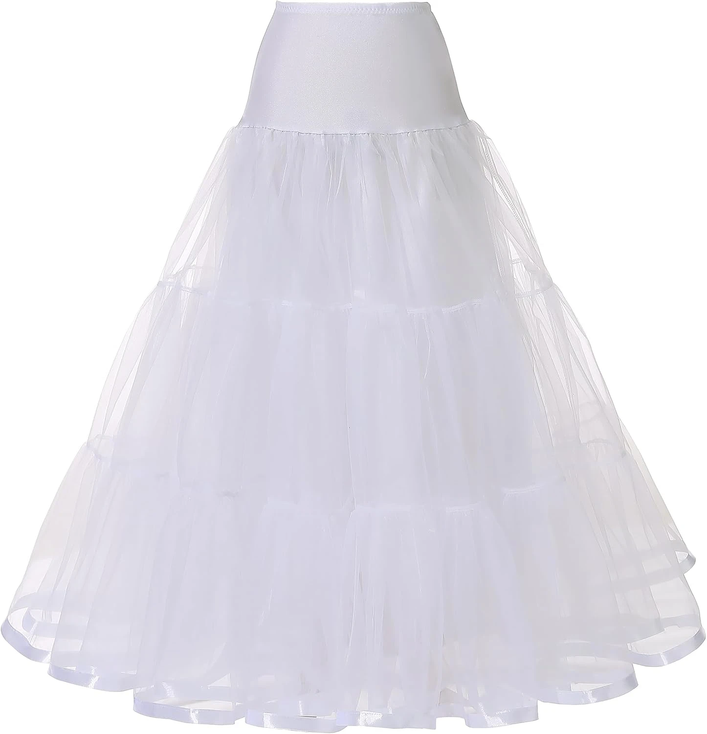 Full bridal petticoat for satin ballgown