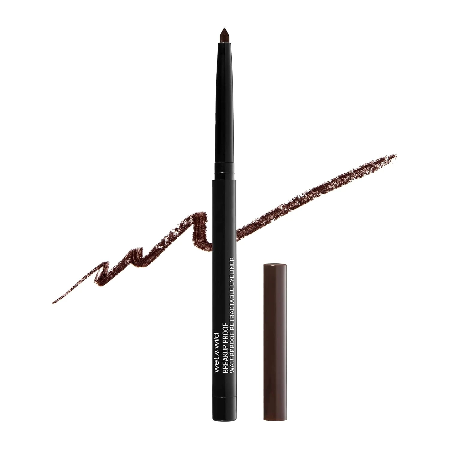 Brown smudge proof liner for blue eye look