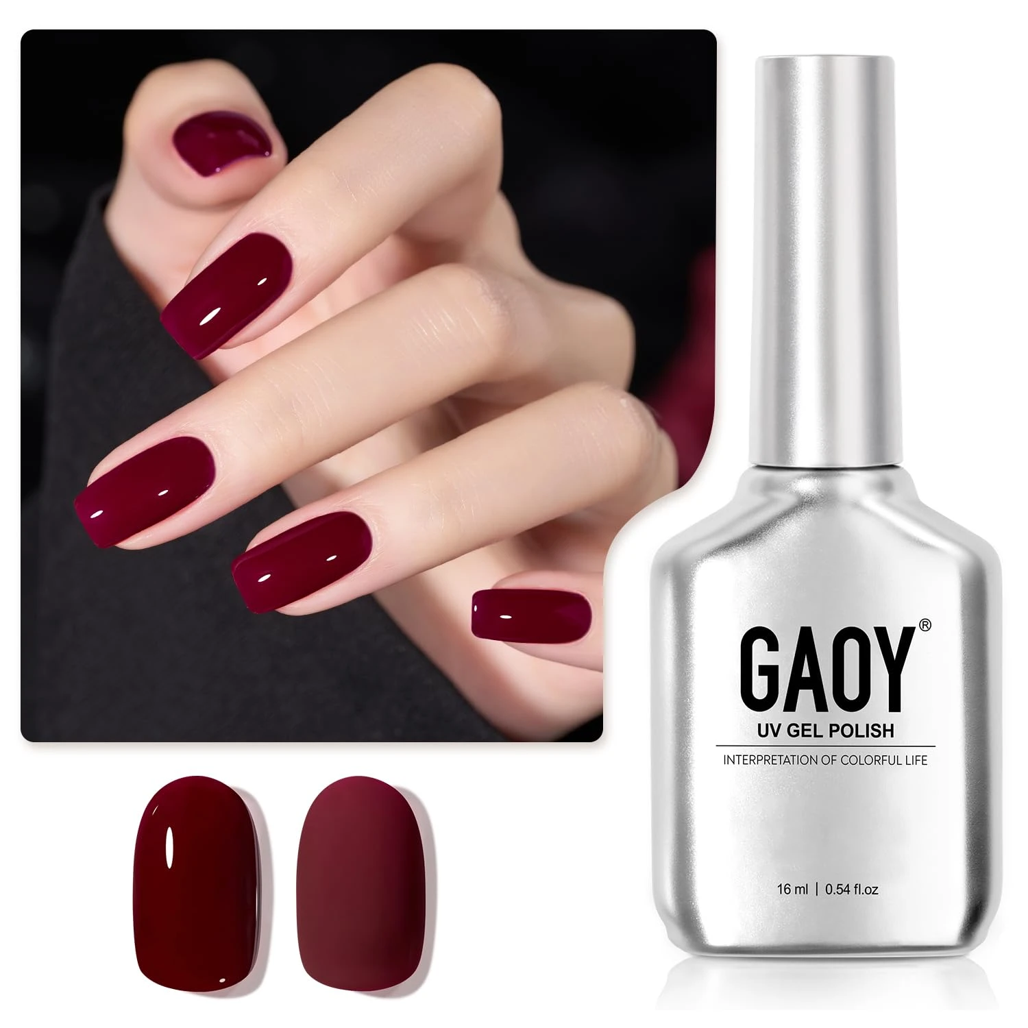 Red Nails for Every Plan: 16 Sets Sorted by the Occasion in 2026 2 Cherry gloss gel polish for red nails shine