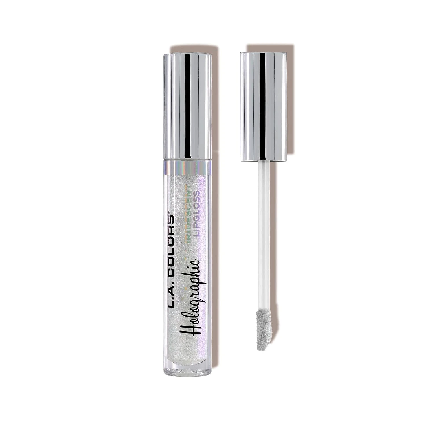 Clear eye gloss for glossy lid makeup