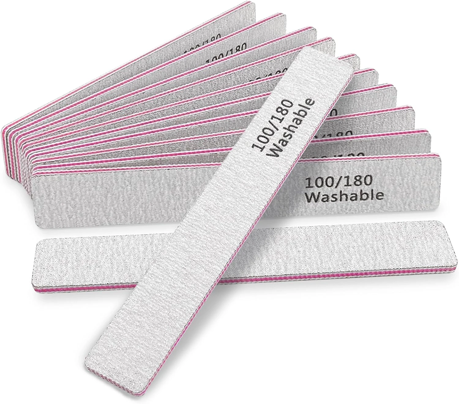Coffin shape nail file for white coffin nails
