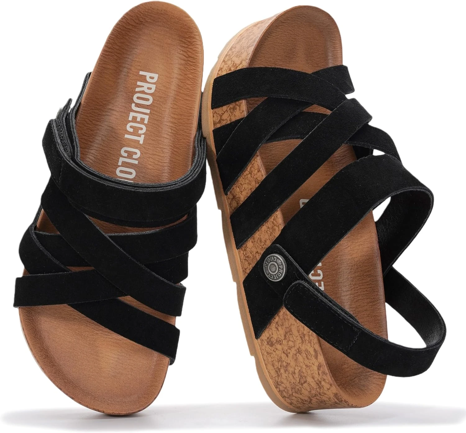Convertible sandals for one bag vacation outfit