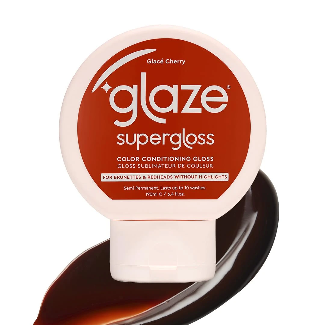 Copper glaze hair gloss for strawberry blonde hair