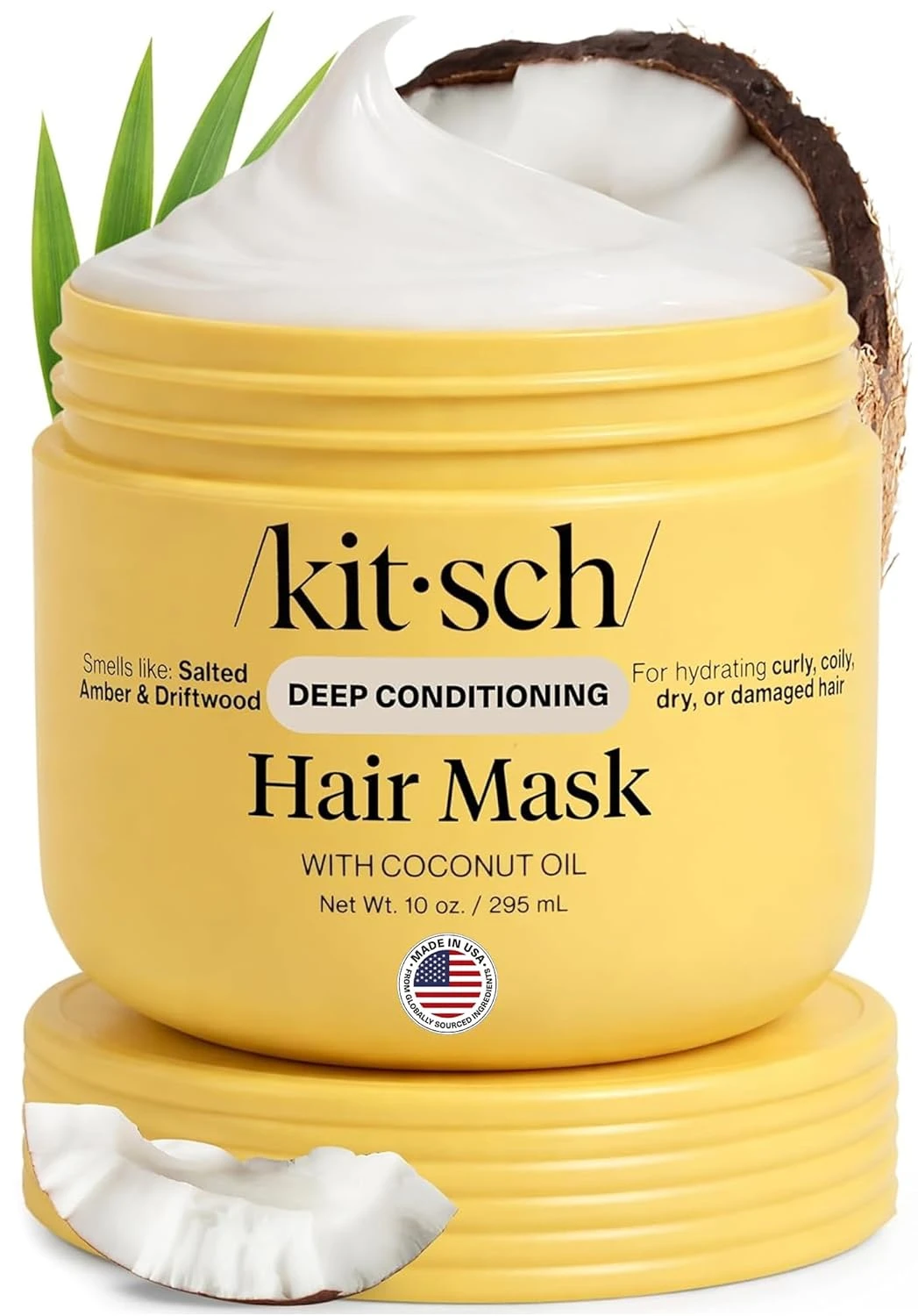 Deep conditioning curl mask for blonde curls