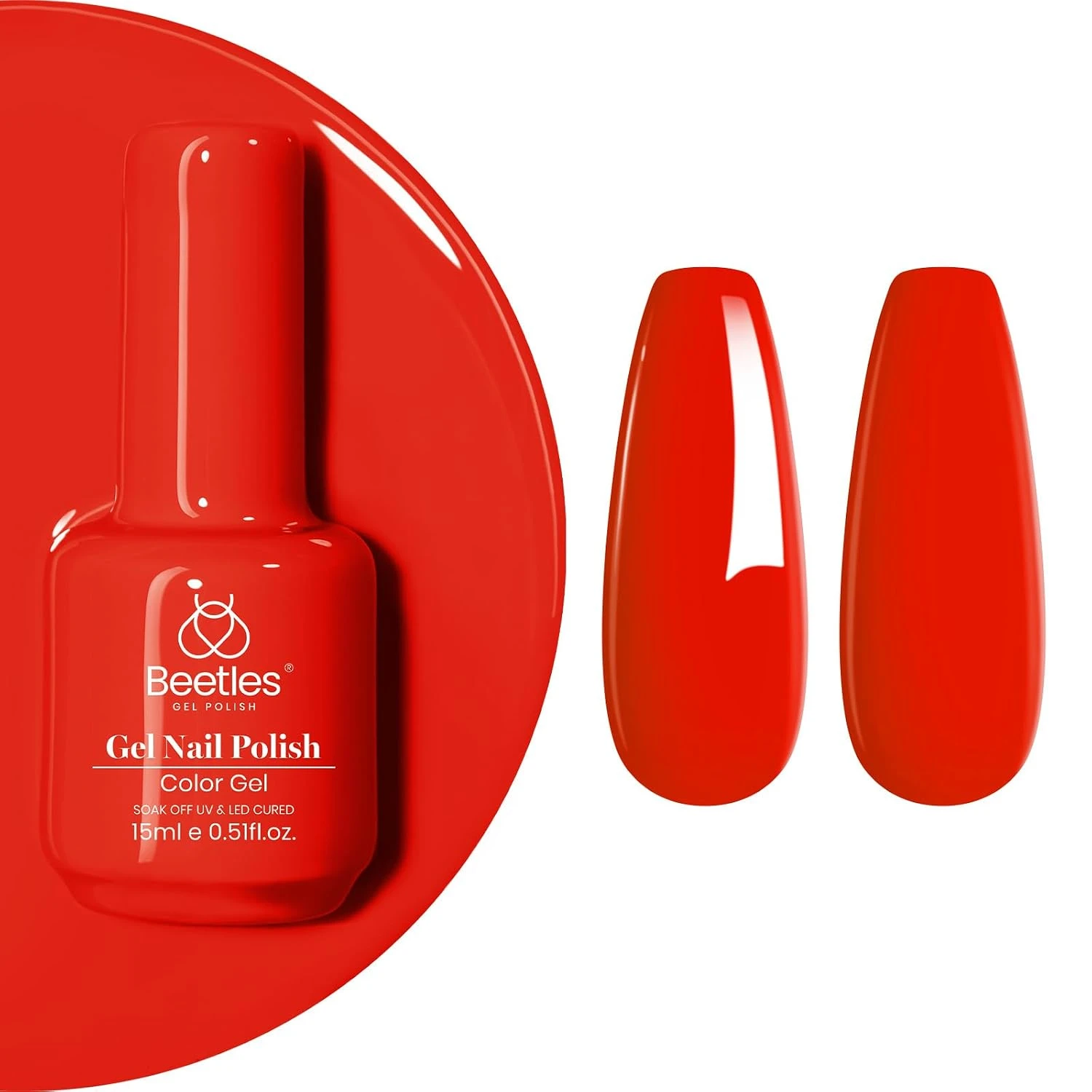 Red Nails for Every Plan: 16 Sets Sorted by the Occasion in 2026 54 Fire red gel polish for red and black nails