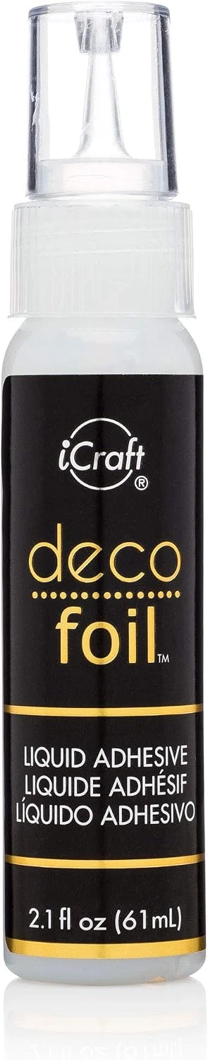 Foil adhesive gel pen for brown gold nails