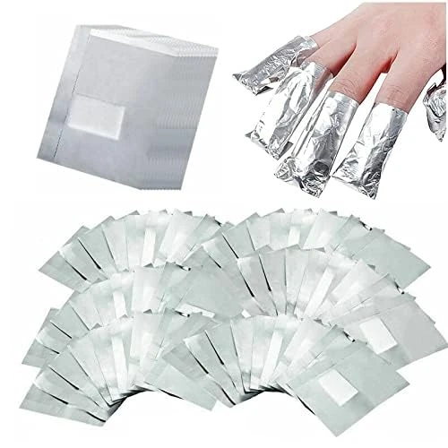 Gel removal foil wraps for cat eye nails removal