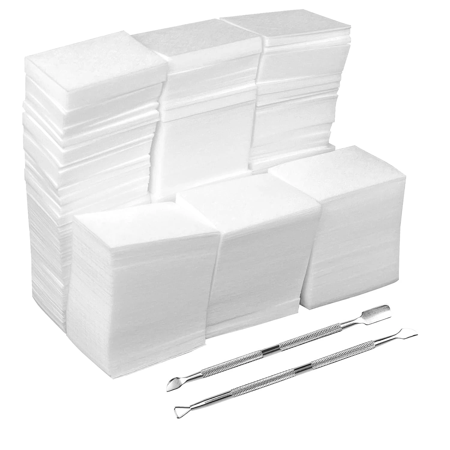 Gel wipe cotton pads for chrome nails cleanup