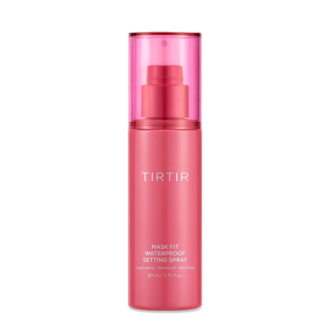 Gentle hold setting spray for flower waterfall braid
