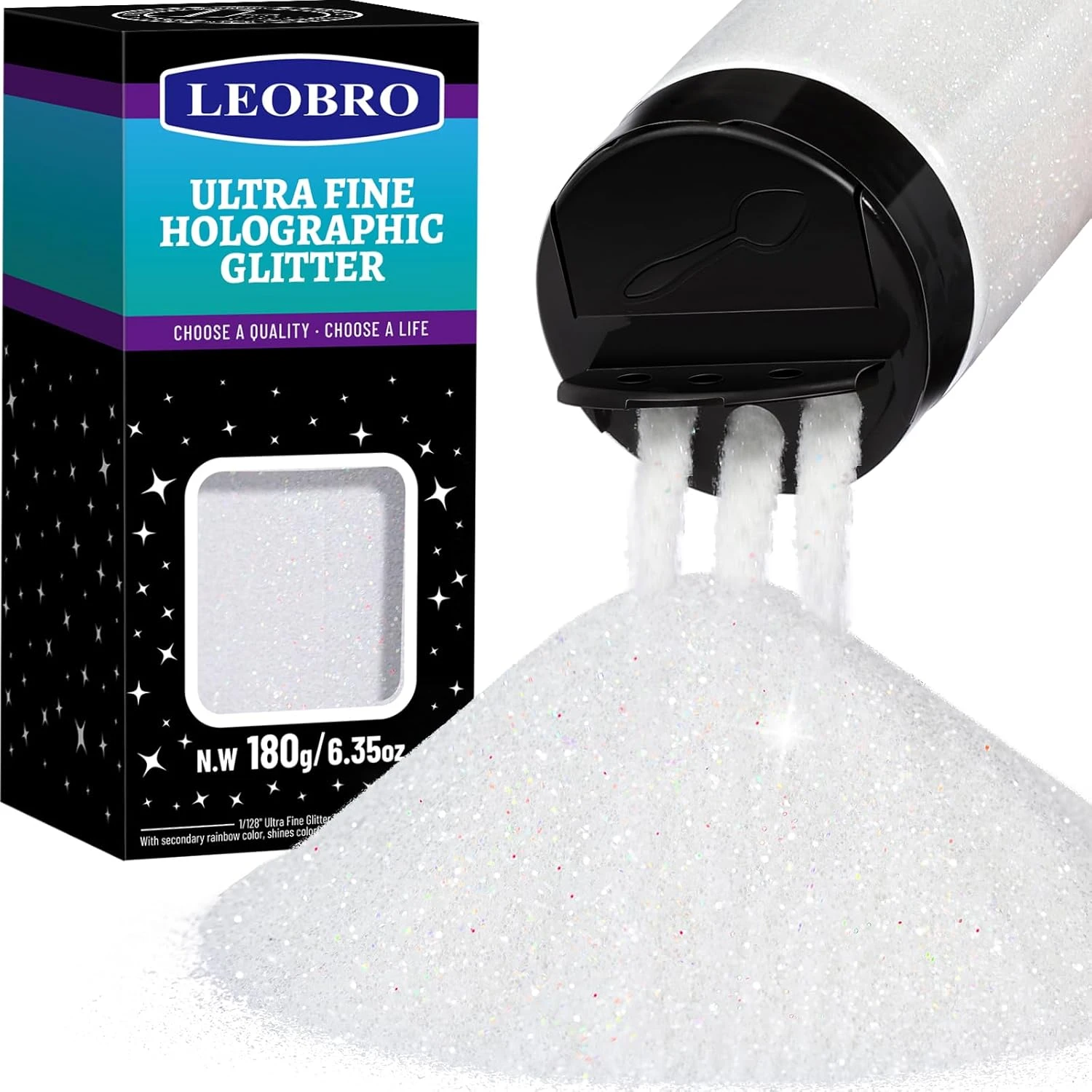 Clear glitter suspension gel for gold party nails