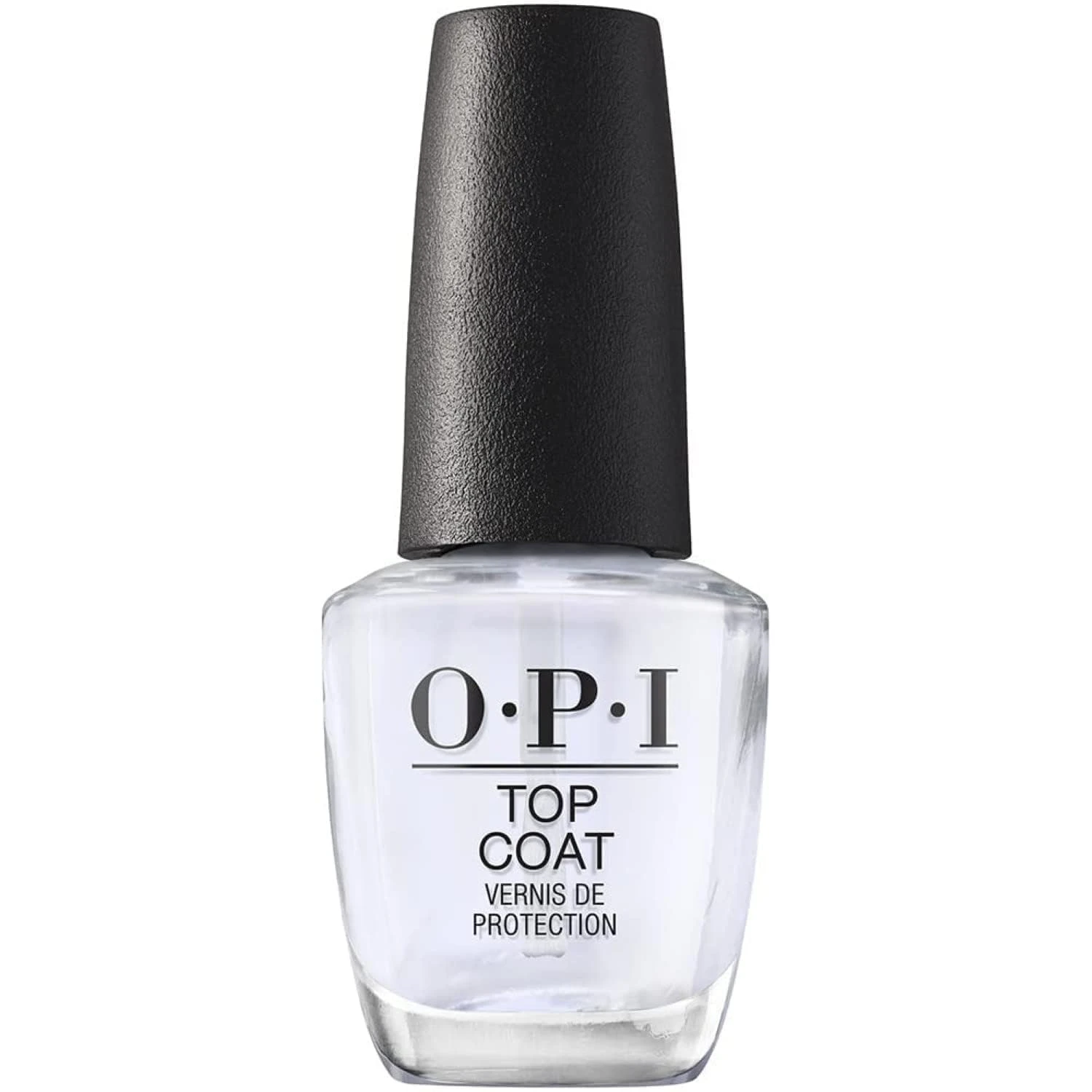 Glossy top coat sealing ombre nails