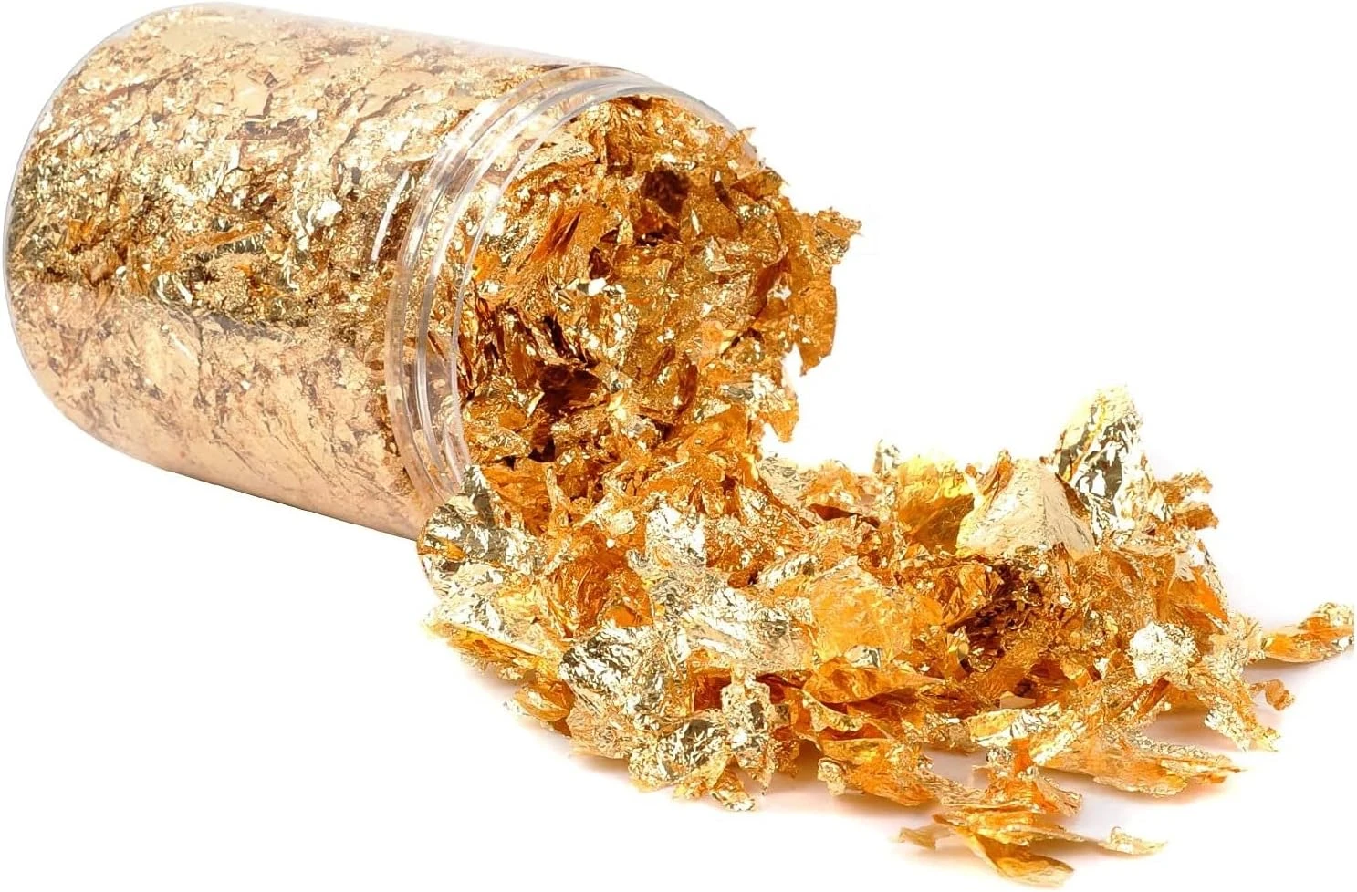 Gold leaf foil flakes for gold foil nails