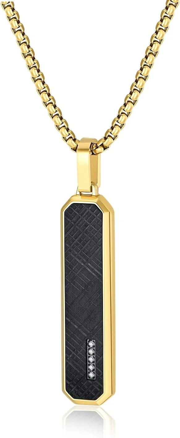 Gold minimal pendant for red dress look