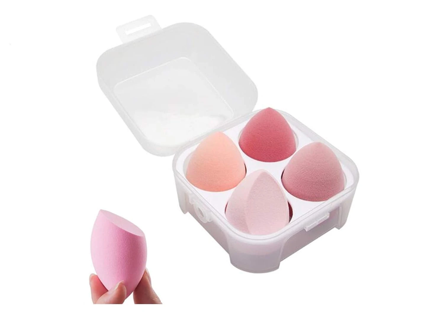 Gradient makeup sponge for blending ombre nails
