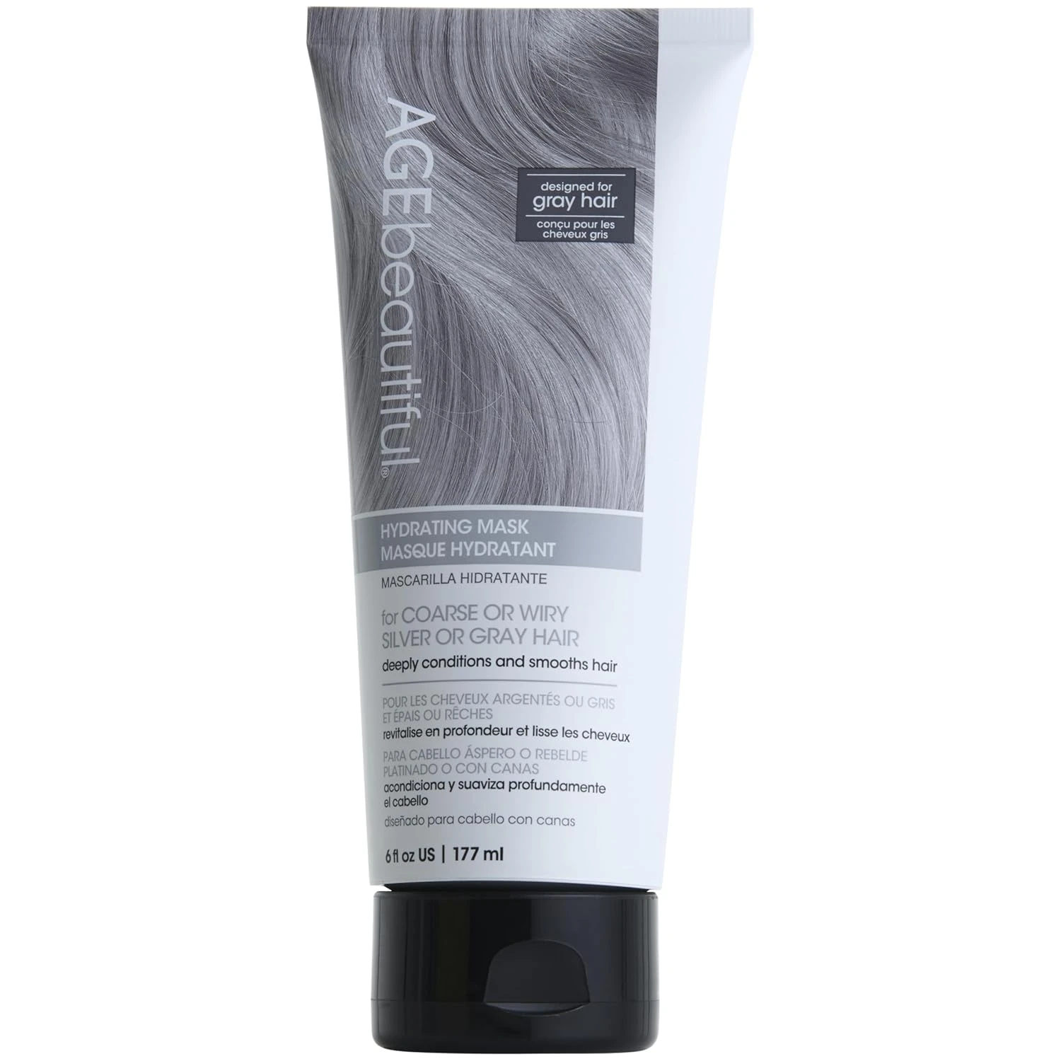 Gray blending shine mask for silver tint