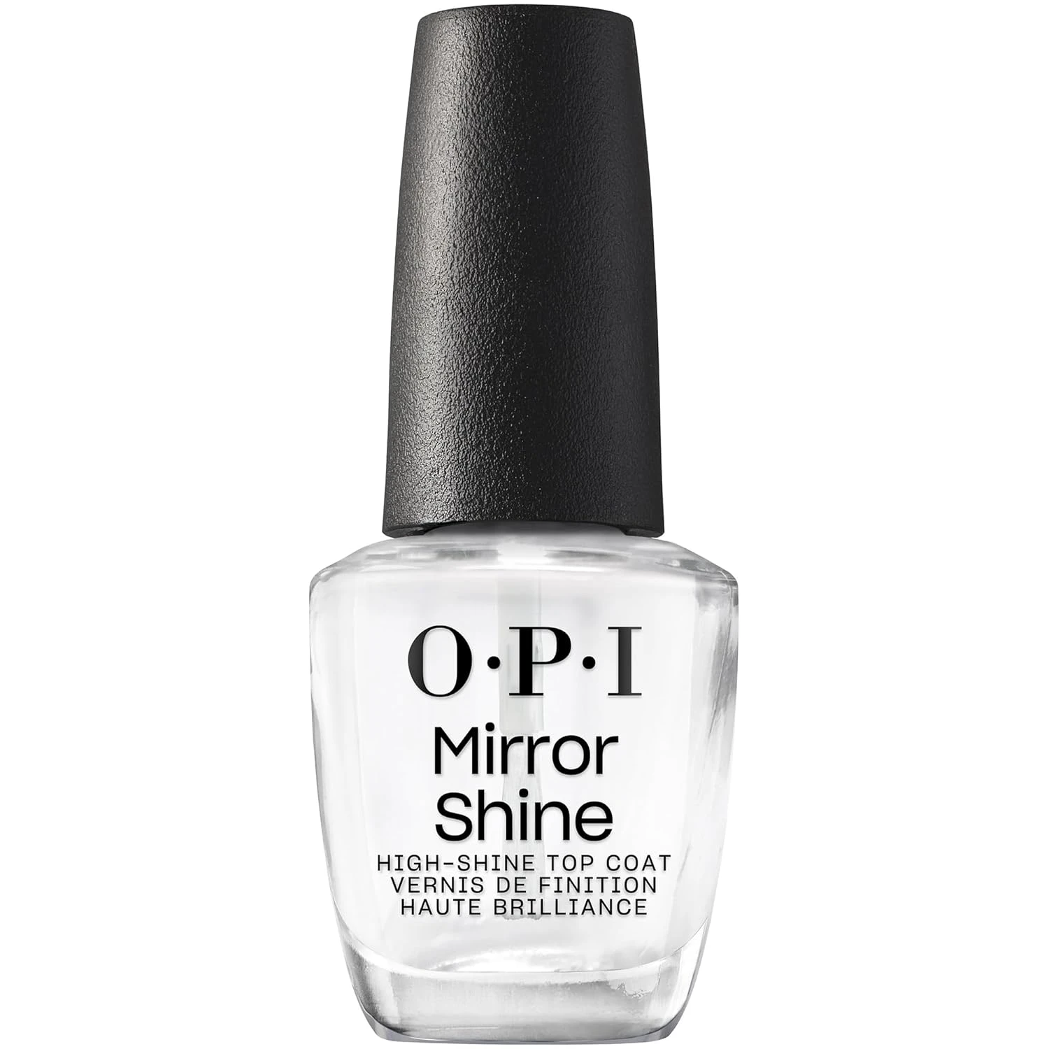 High shine top coat sealing simple nail designs