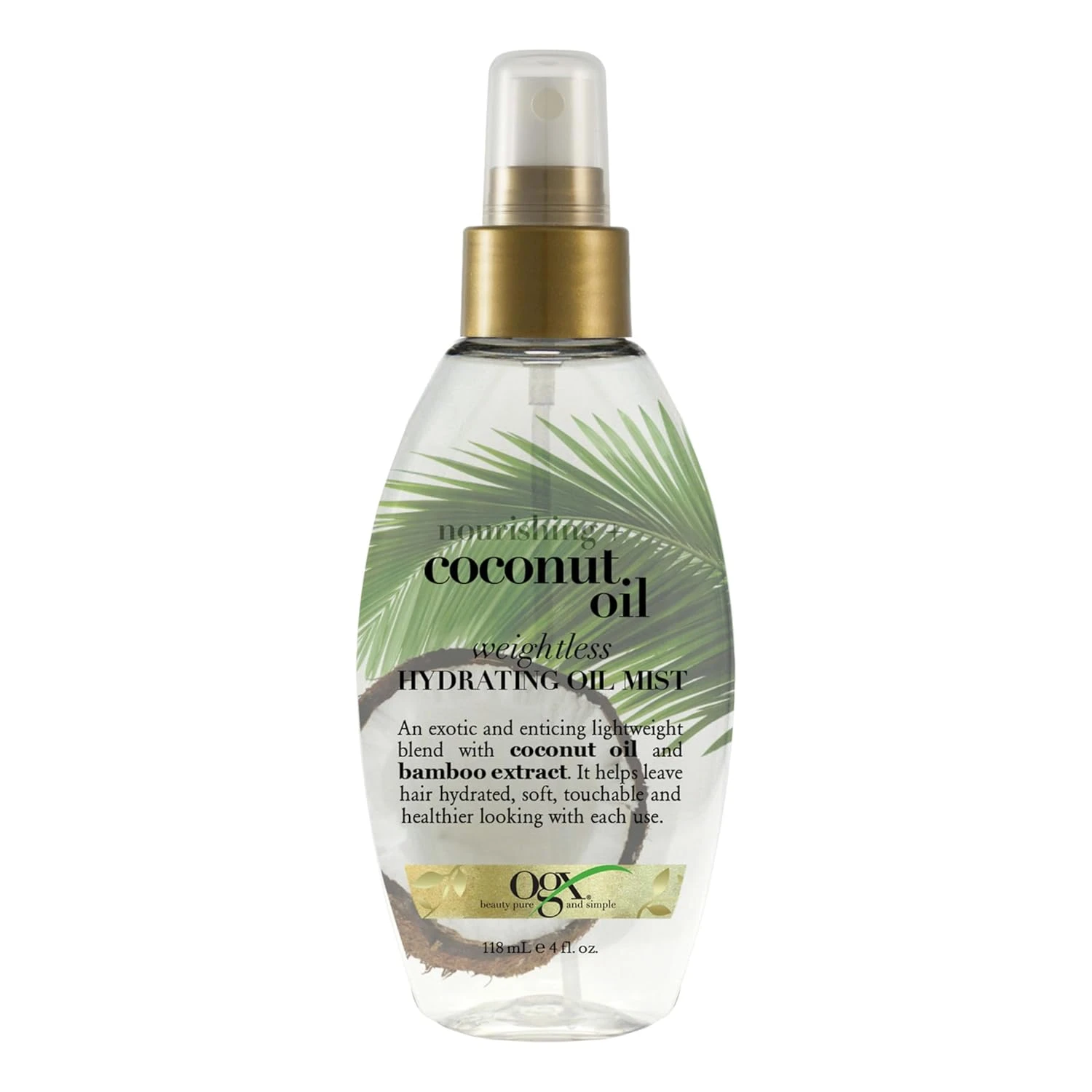 Light hydrating hair oil for honey glaze tint