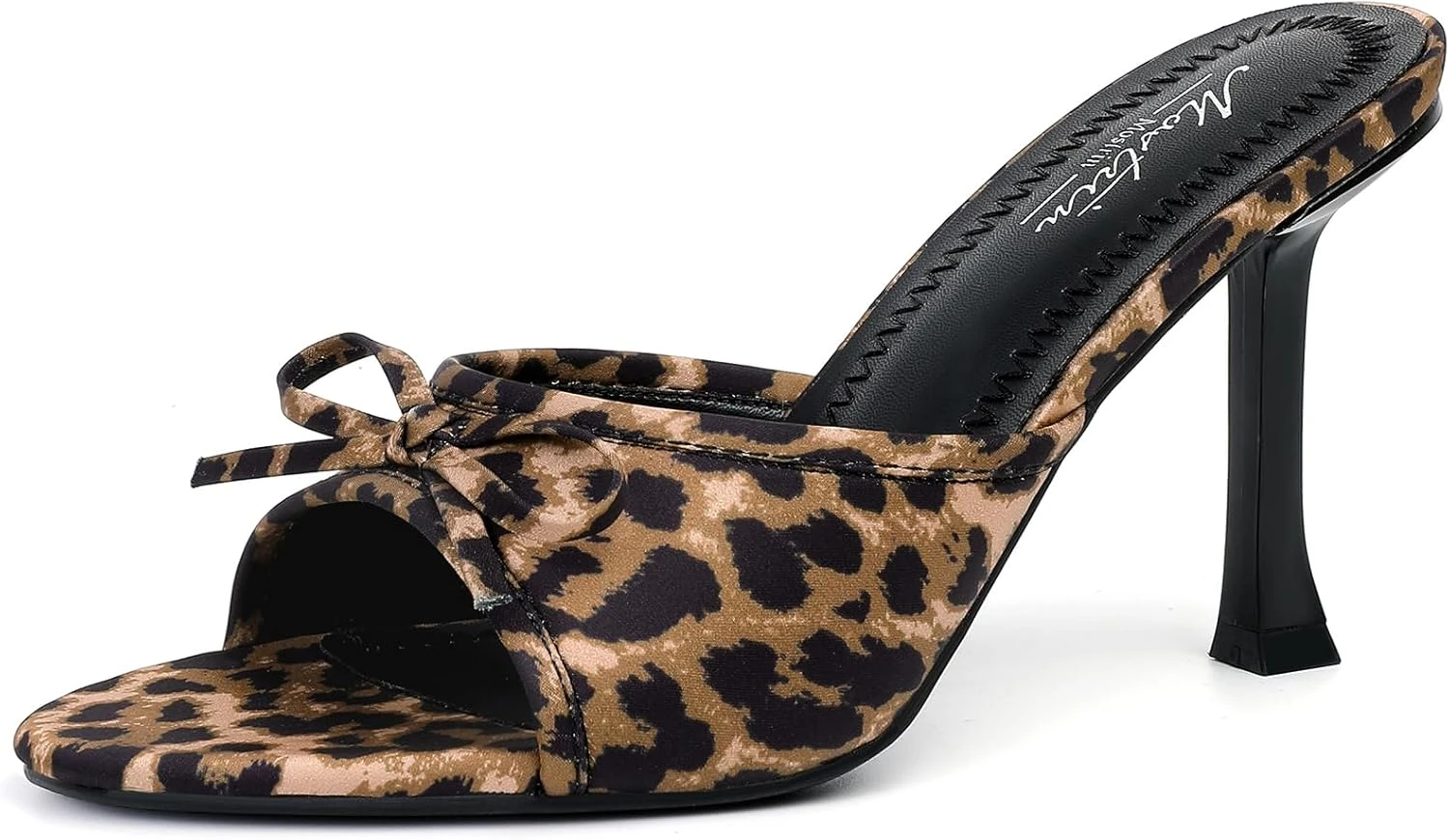 Leopard kitten heels for office safe outfit