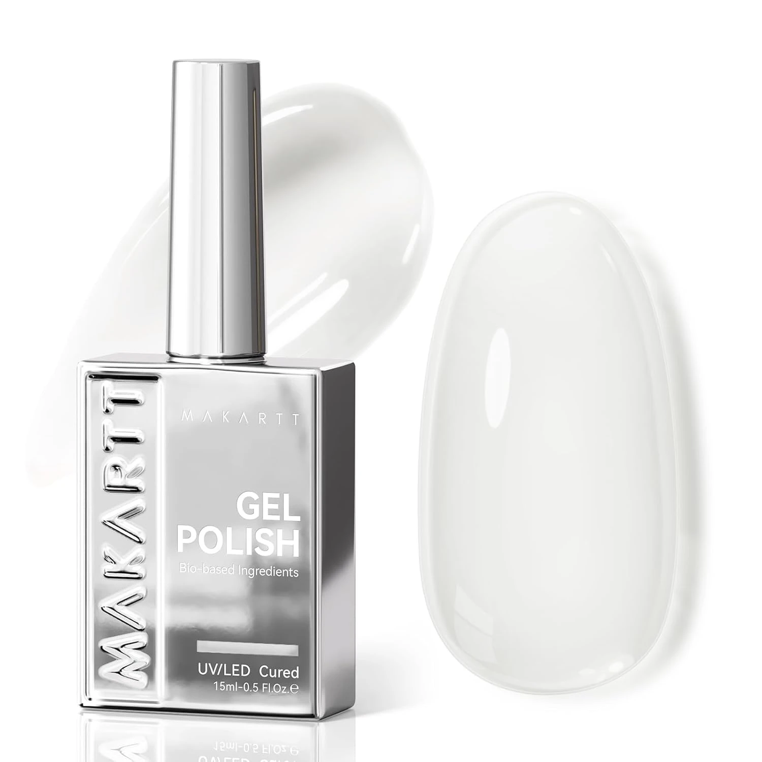 Green Nails Worth Saving: 16 Sets From Mint to Emerald for 2026 59 Milk white marble gel for matcha swirl nails