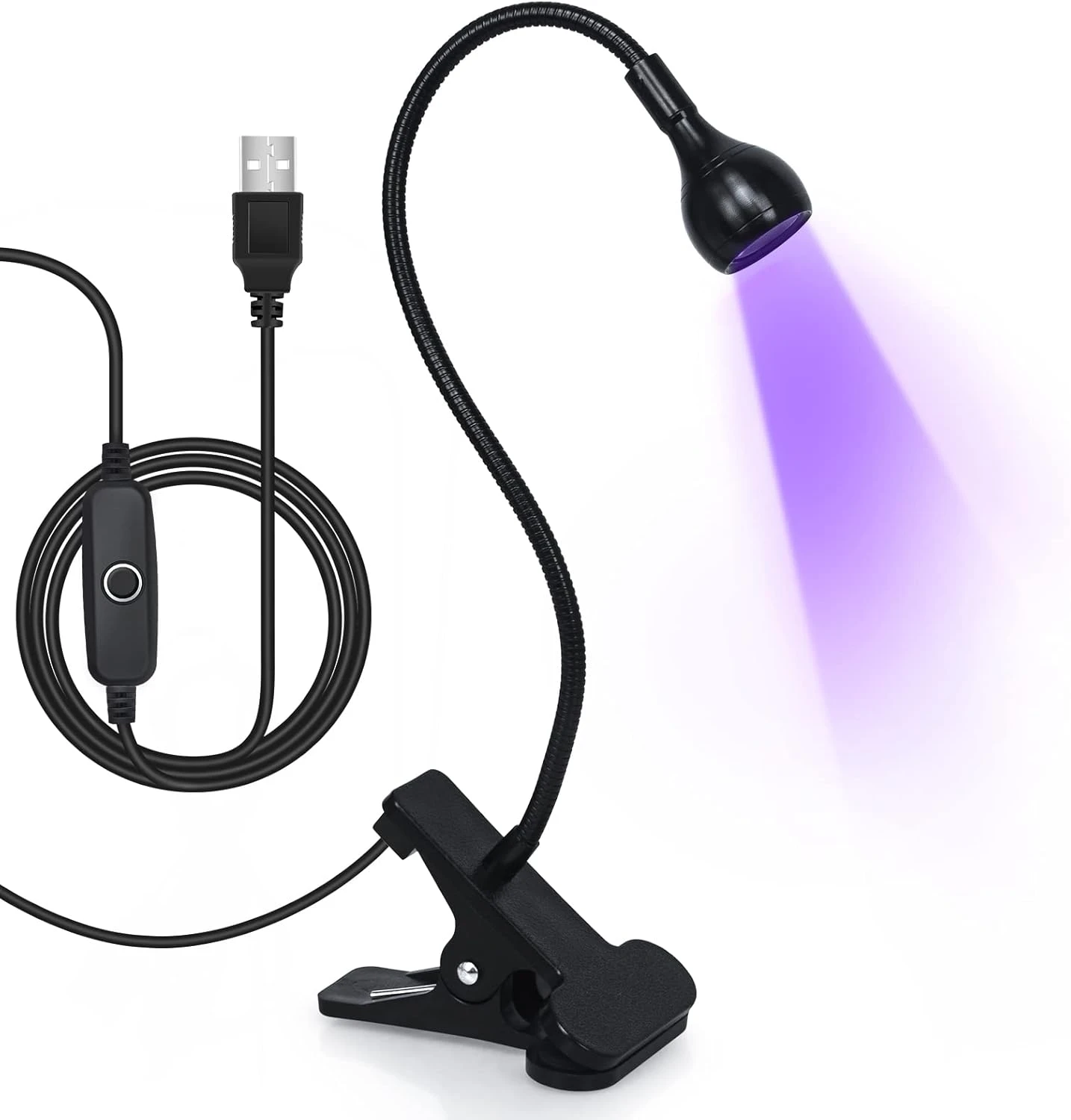 Mini uv nail lamp for curing gel on simple nail designs