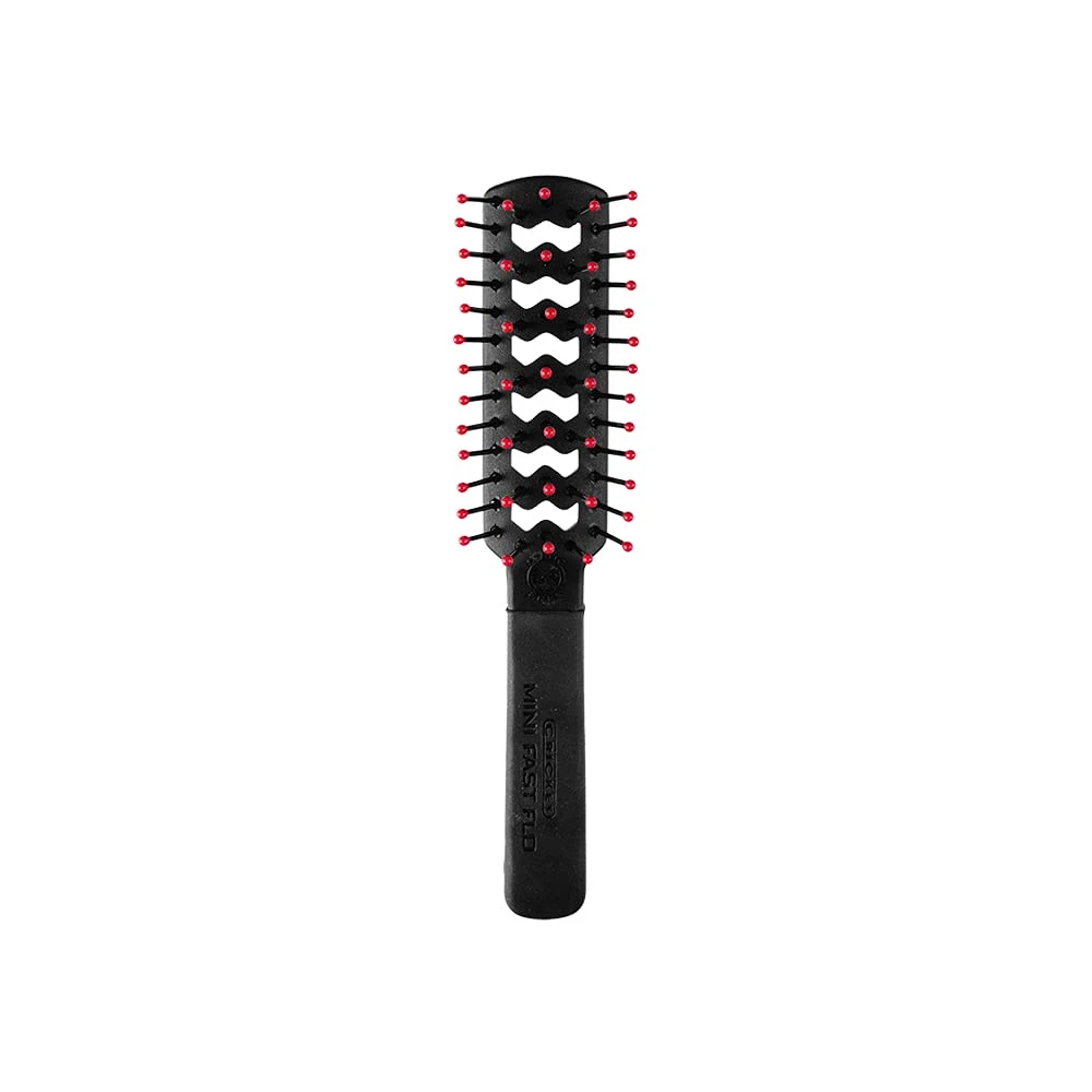Mini vent brush for pixie wolf cut styling