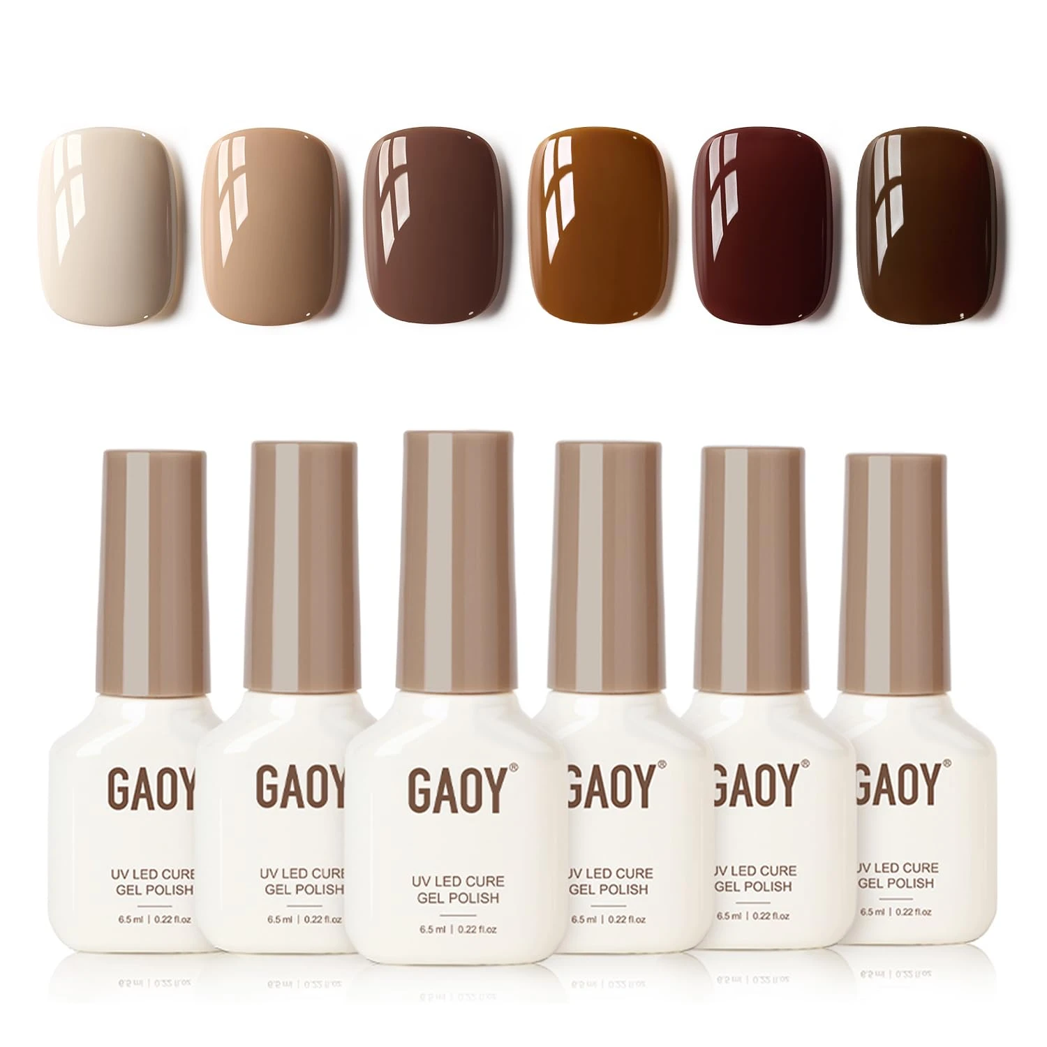 Mocha brown gel polish for brown aura nails core