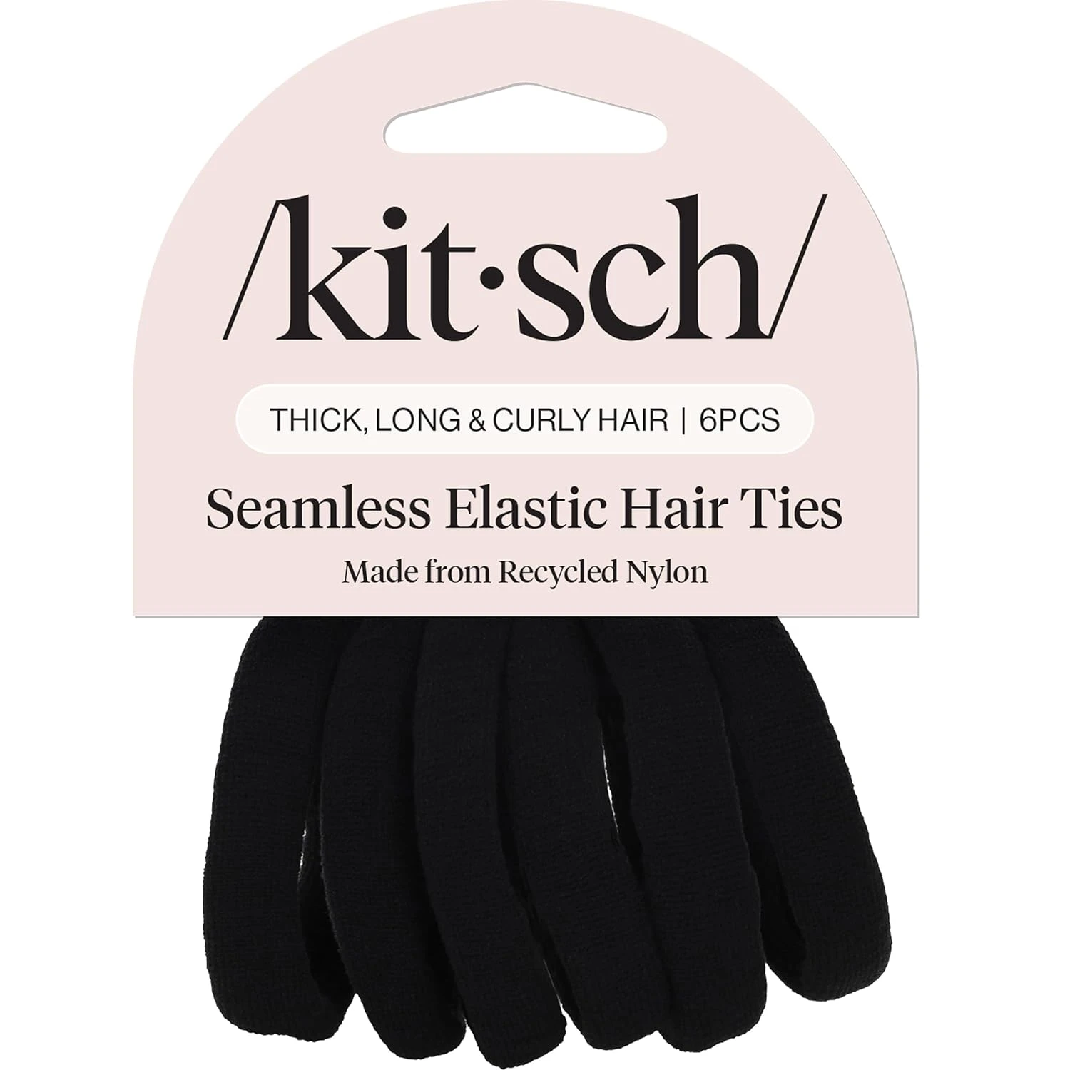No damage hair ties for waterfall ponytail