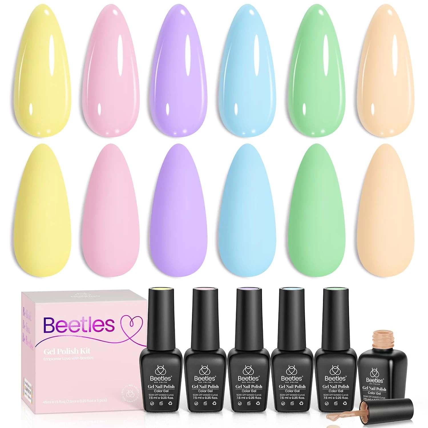 Green Nails Worth Saving: 16 Sets From Mint to Emerald for 2026 23 Pastel smooth base gel for mint nails