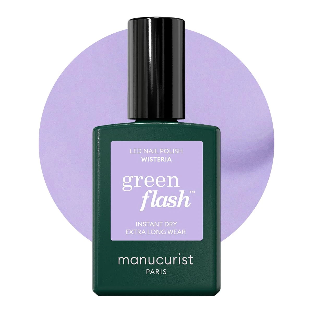 Pastel wisteria gel polish for purple nails wash