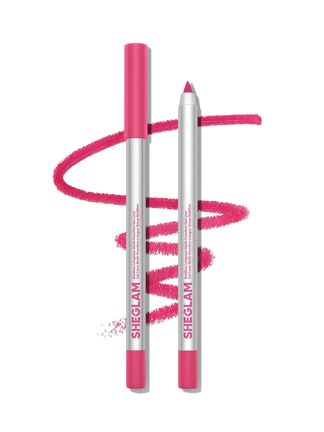 Petal pink gel liner for micro pink tip nails