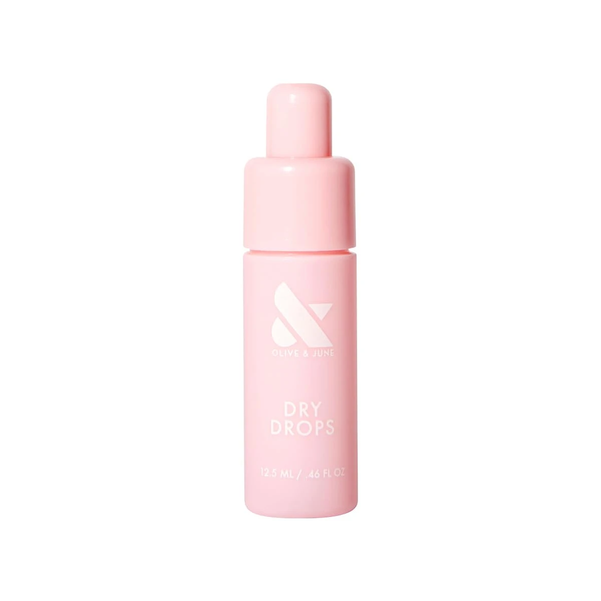 Quick dry drops for soft pink nails