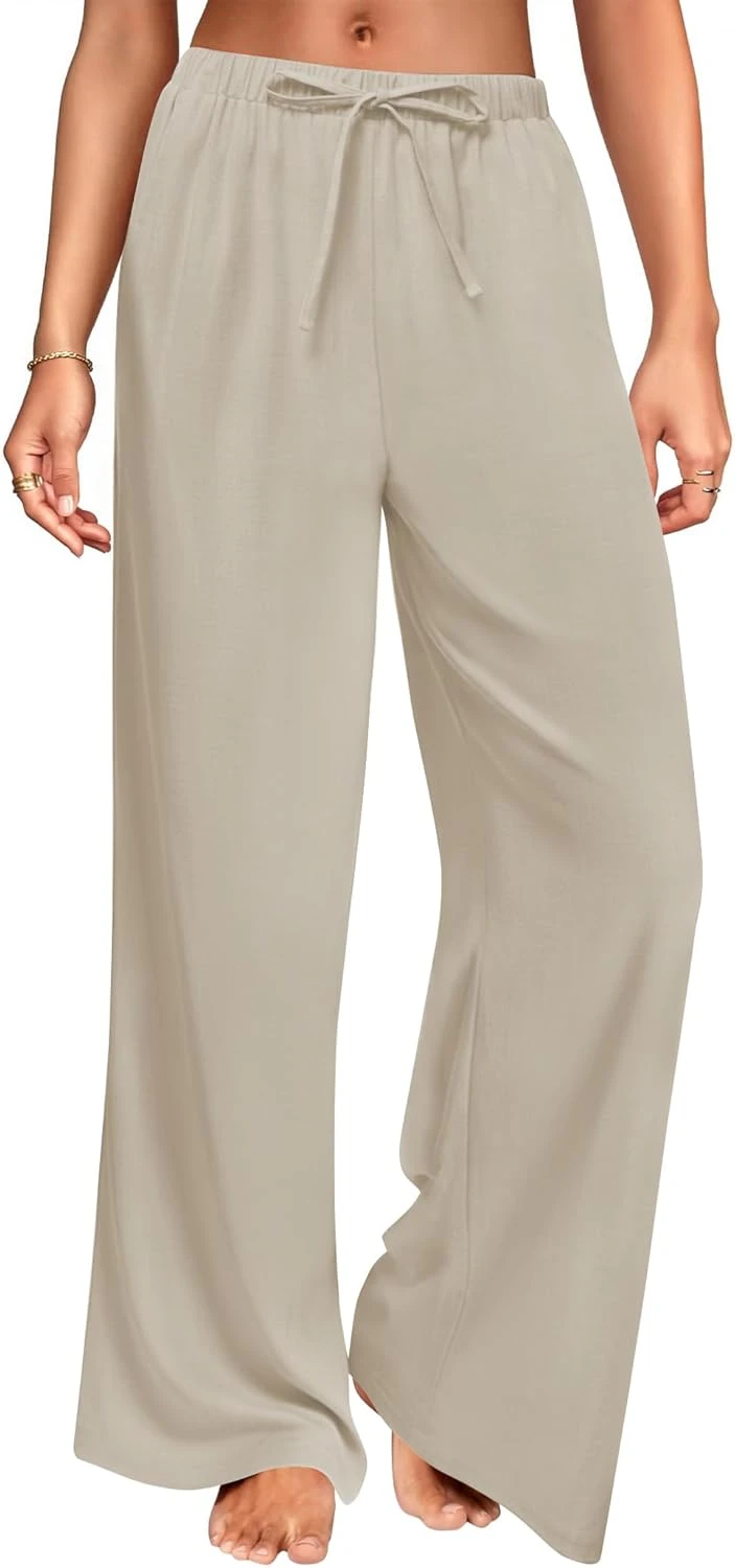 Relaxed cotton trousers for sightseeing comfort