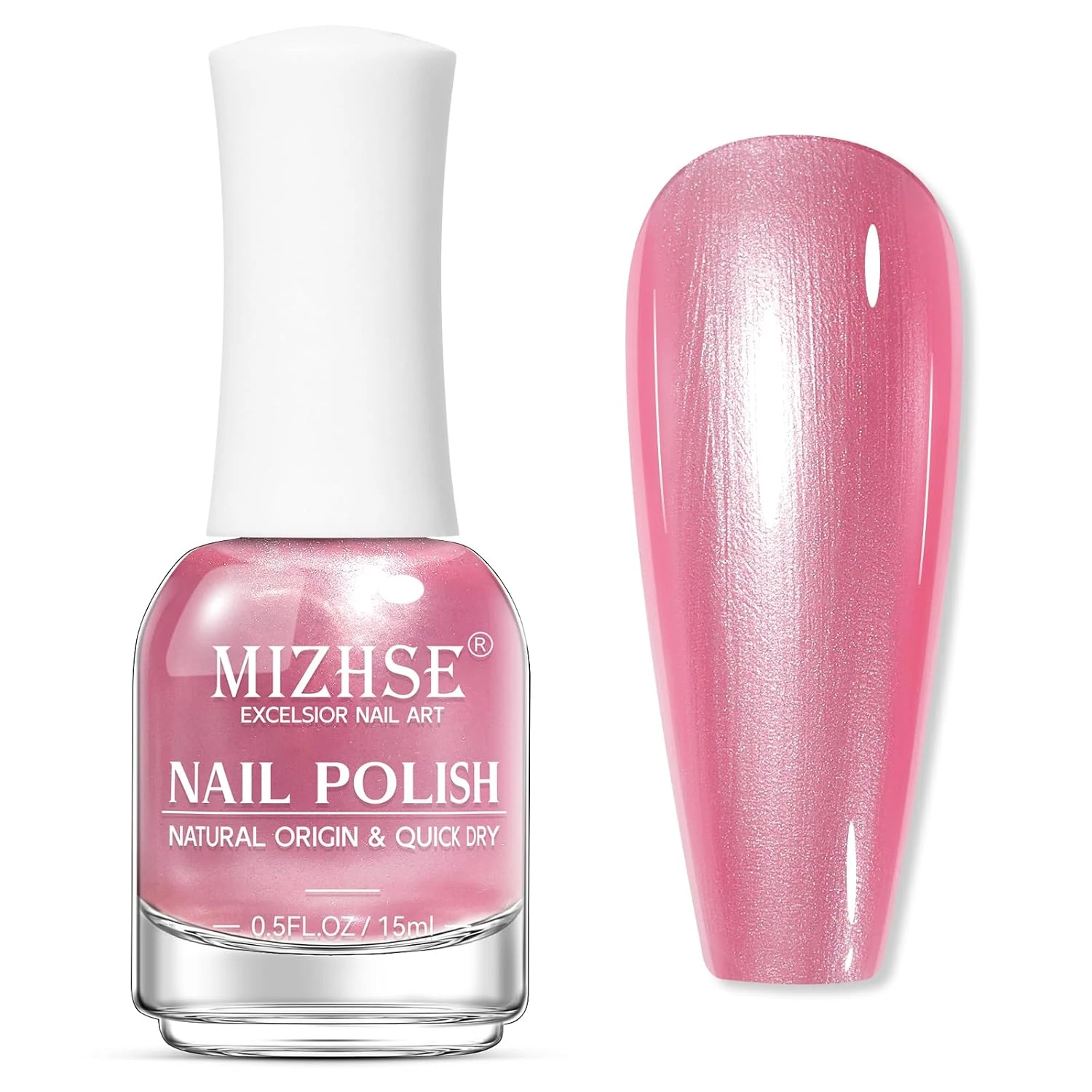 Rose pink nail polish for blush aura nails core