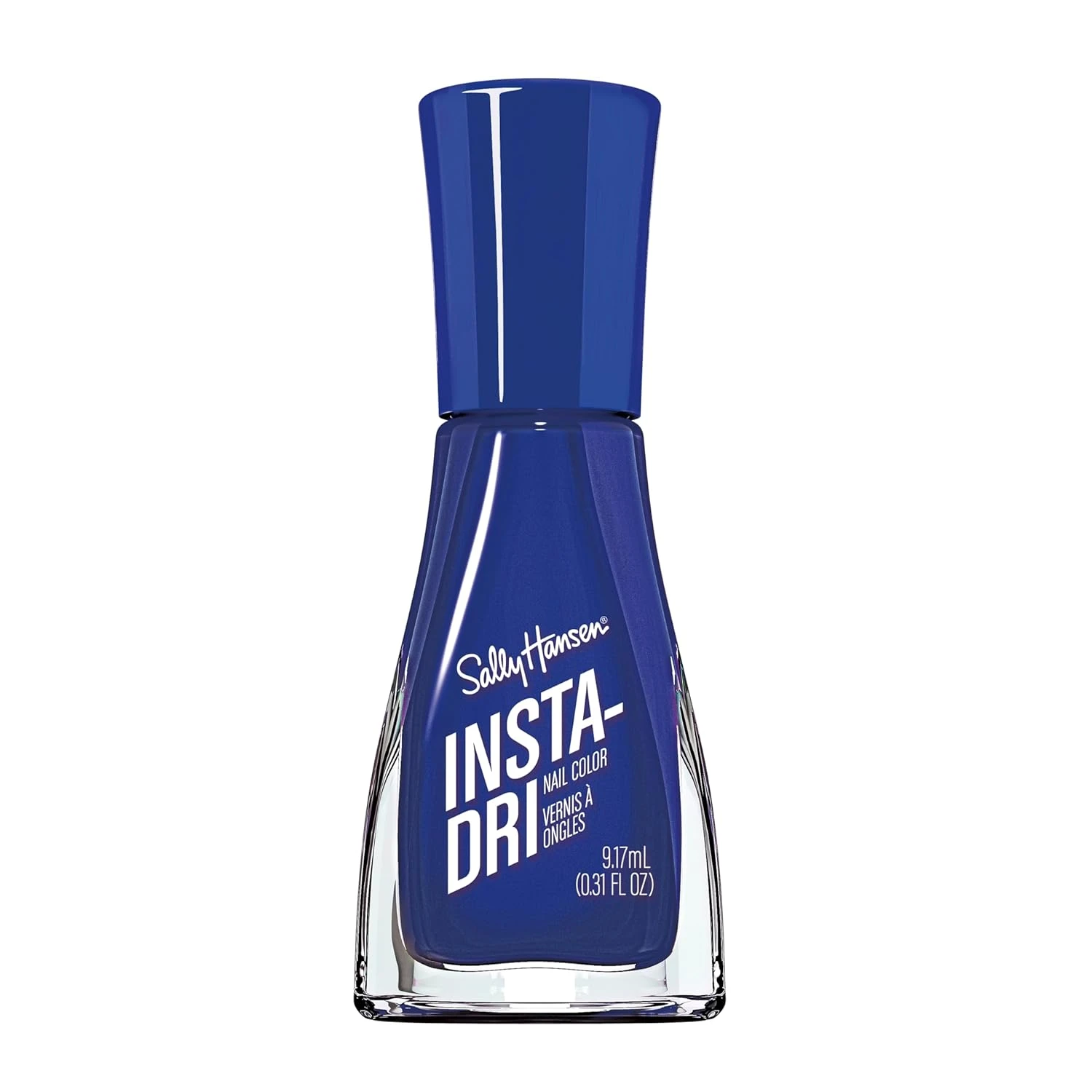 Royal blue nail polish base for ombre nails