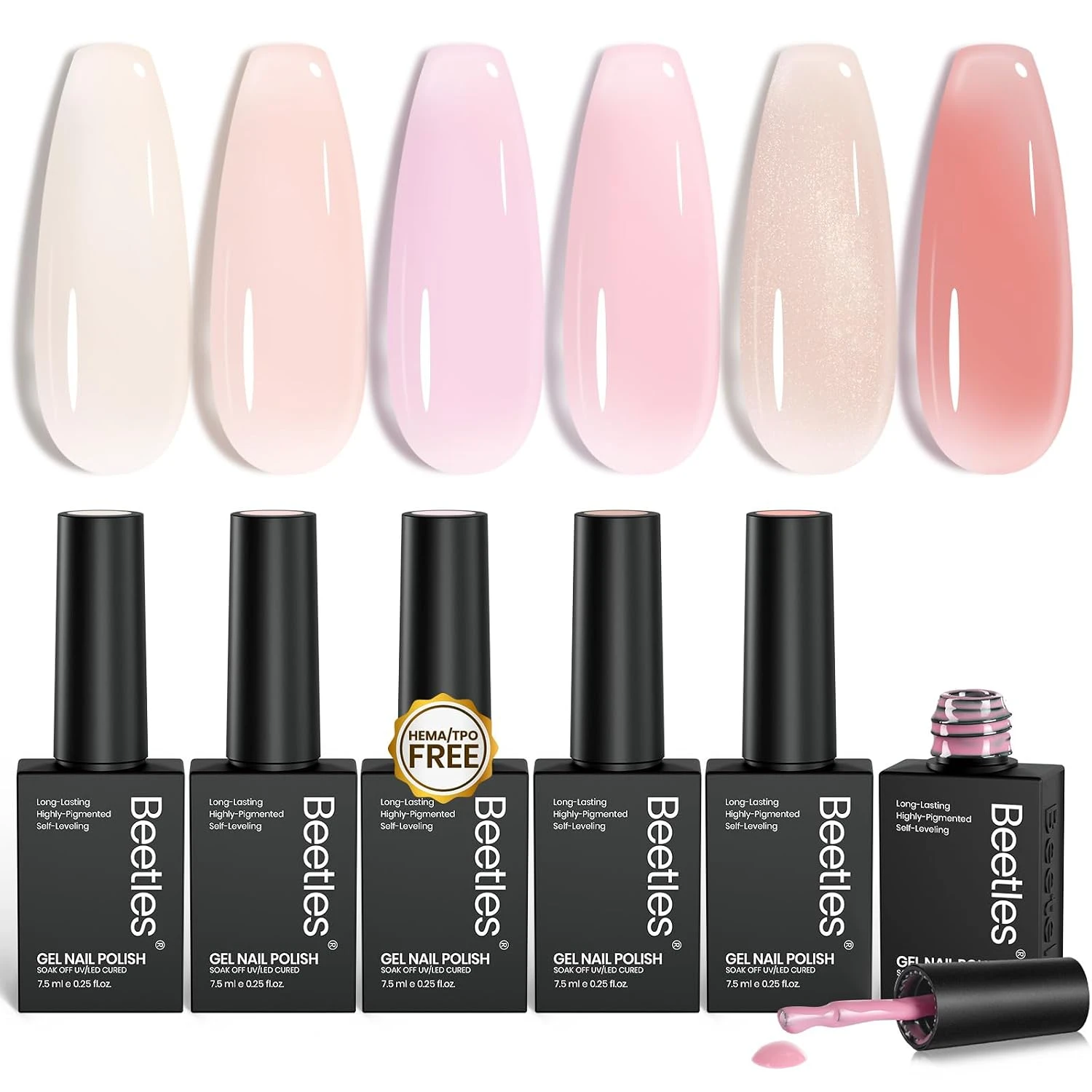 Red Nails for Every Plan: 16 Sets Sorted by the Occasion in 2026 15 Sheer pink blend base for red ombre nails