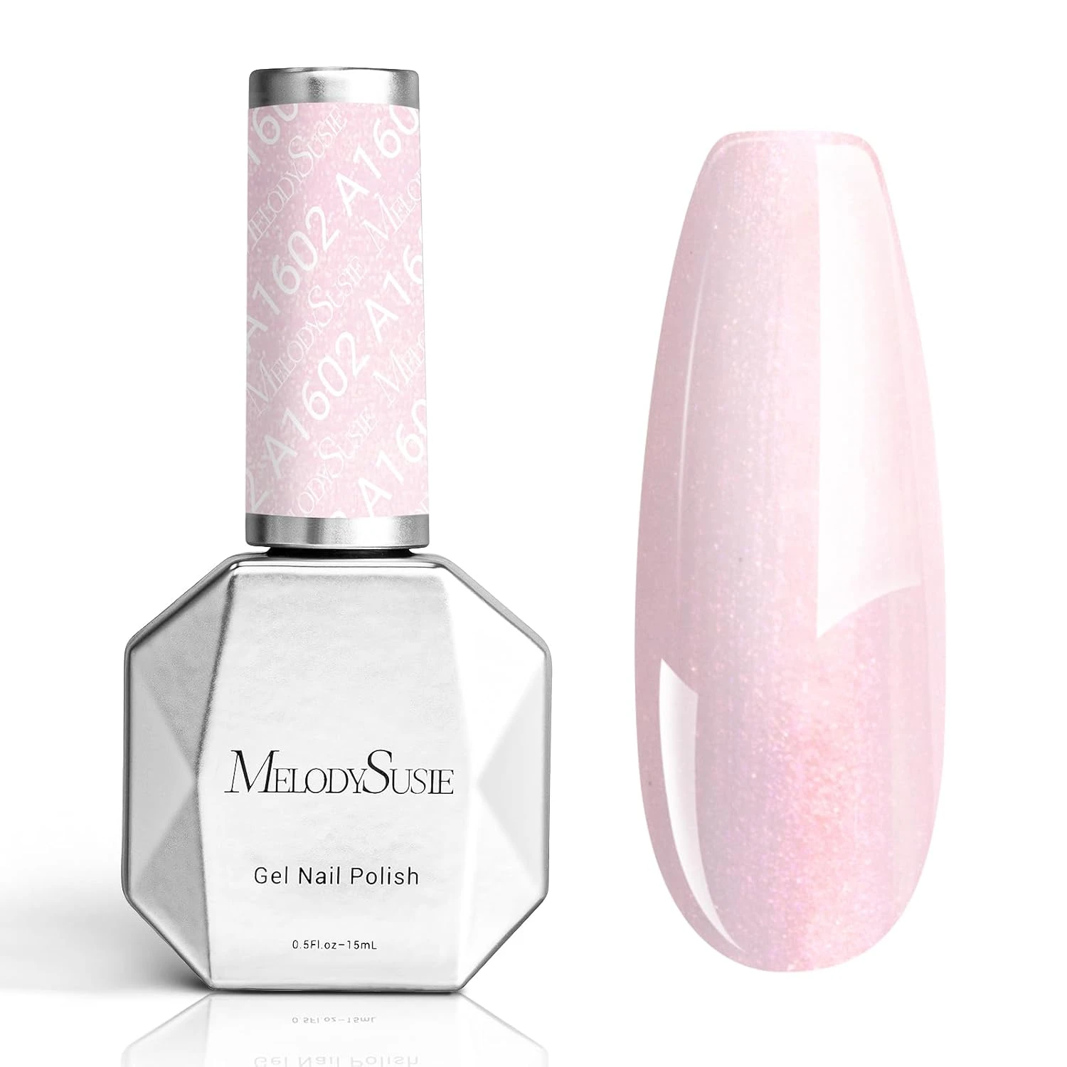 Shell pink gel polish for short pink nails